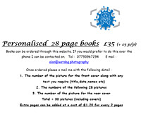 personalised book for website